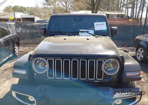 2025 Jeep Wrangler 4-Door Sahara 4X4 из США, поврежденный, VIN 1C4PJXEN7SW526148